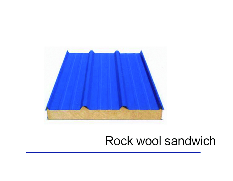 Rock wool sandwich tile