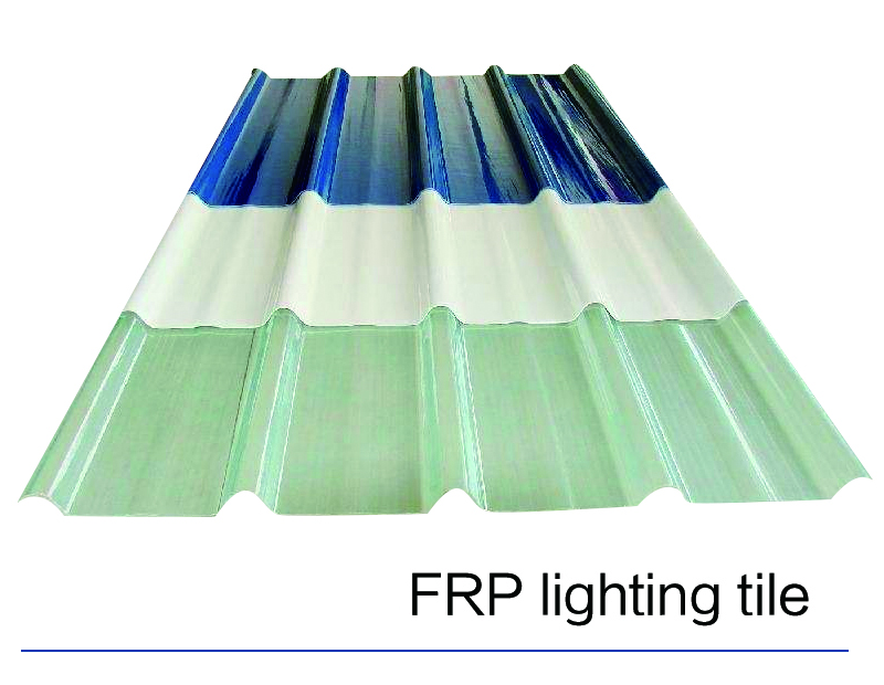 FRP daylighting tiles